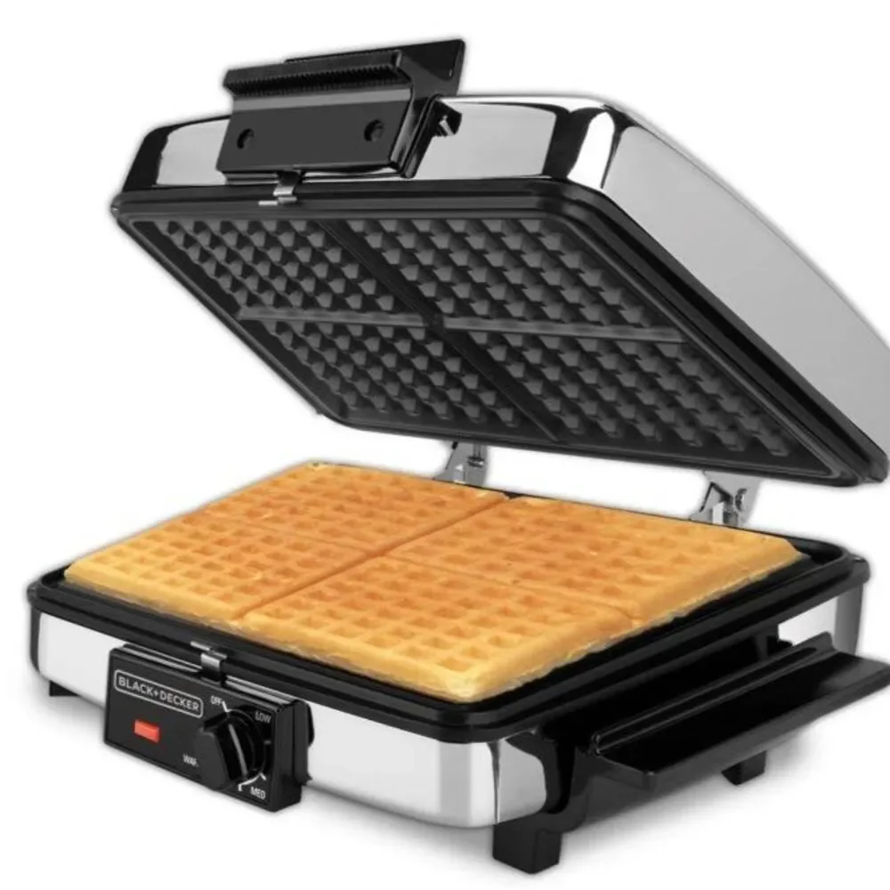Black and Decker waffle maker grill griddle reversible cooking plates NWT G48TD